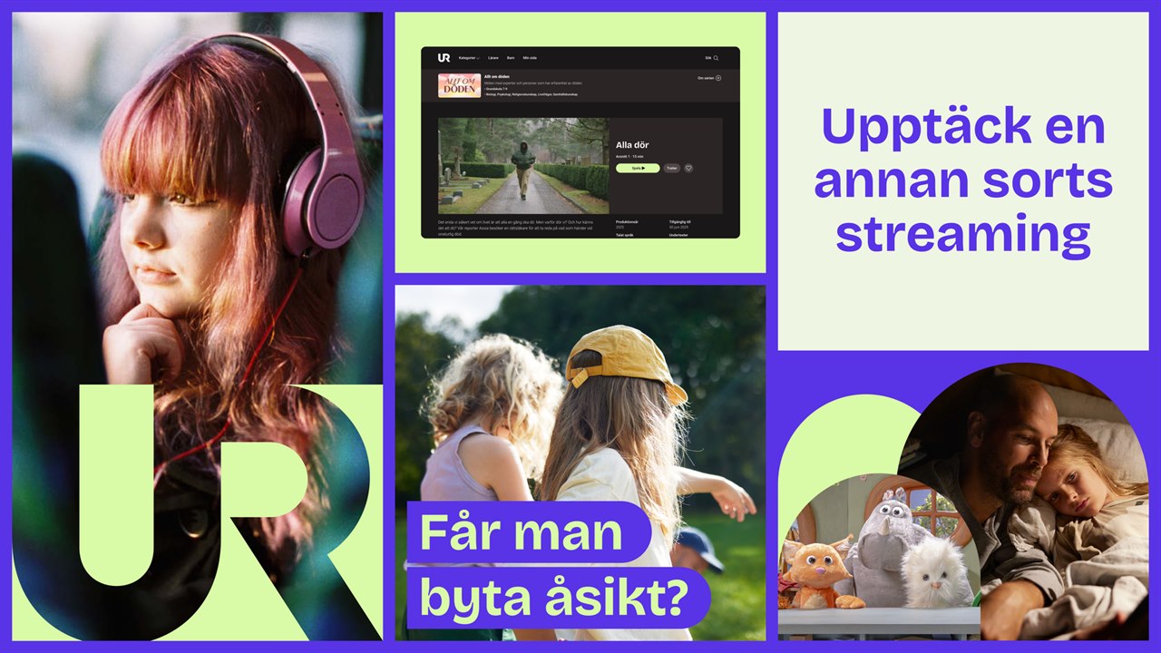 UR låter loggan växa – fyller Sveriges kunskapsluckor